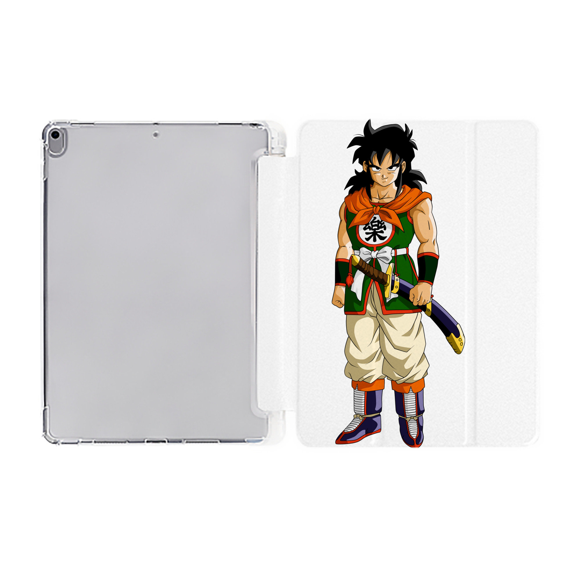（画像用） ドラゴンボール ヤムチャ DRAGON BALL Yamcha IPad ケース ペン収納付き 三つ折りスタンド PUレザー×シリコン 対応機種9.5/10.5/10.9インチ